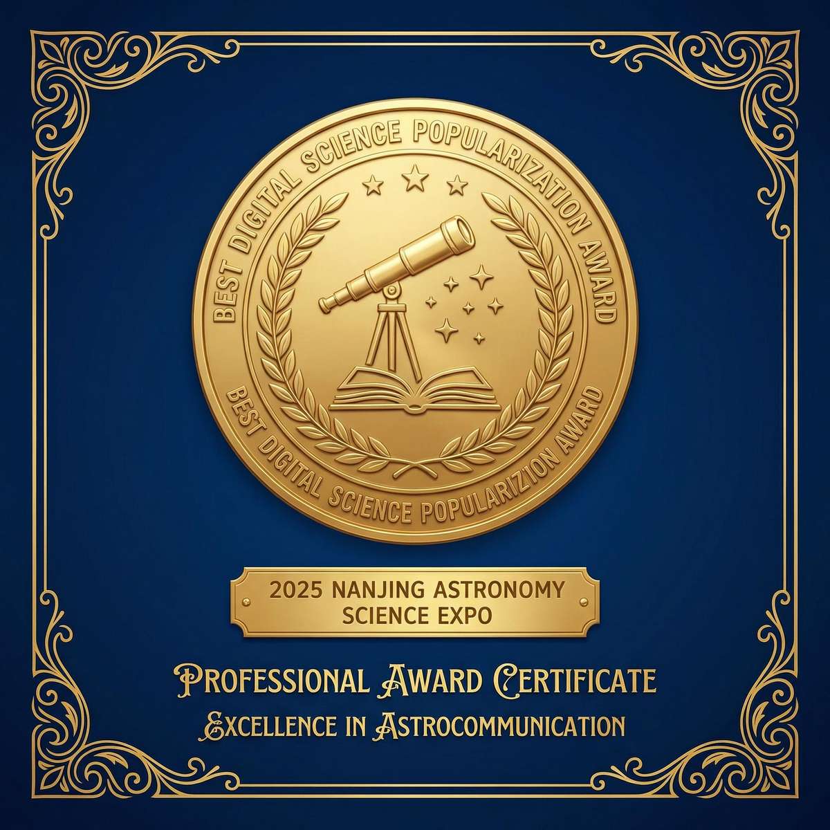 2025南京天文科普博览会最佳数字科普奖 - 南宫体育